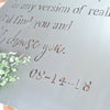 I'd Choose You with Custom Date - Metal Sign
