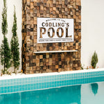 Personalized Pool Sign - Metal Sign