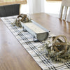 BUNDLE Plaid Table Runner + Chicken Feeder Candle