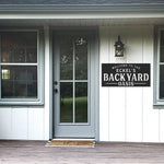 Personalized Backyard Oasis - Metal Sign