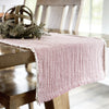 Red Striped Cotton Table Runner