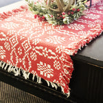 Two-Sided Woven Cotton Table Runner