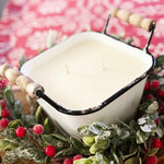 Christmas Farmhouse Candle - Black Rimmed