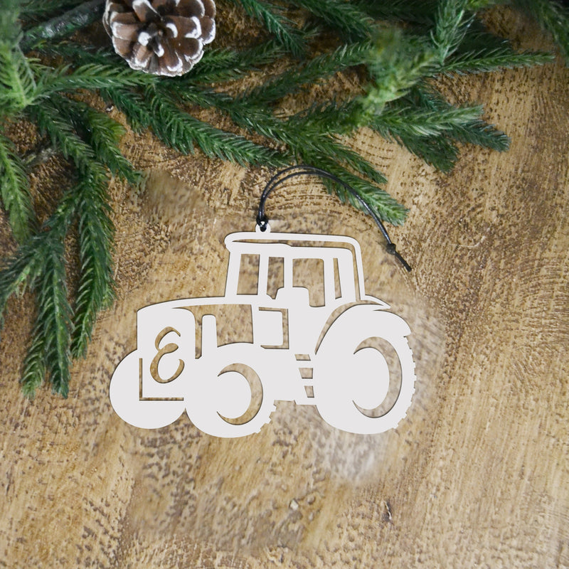 Tractor - Metal Ornament