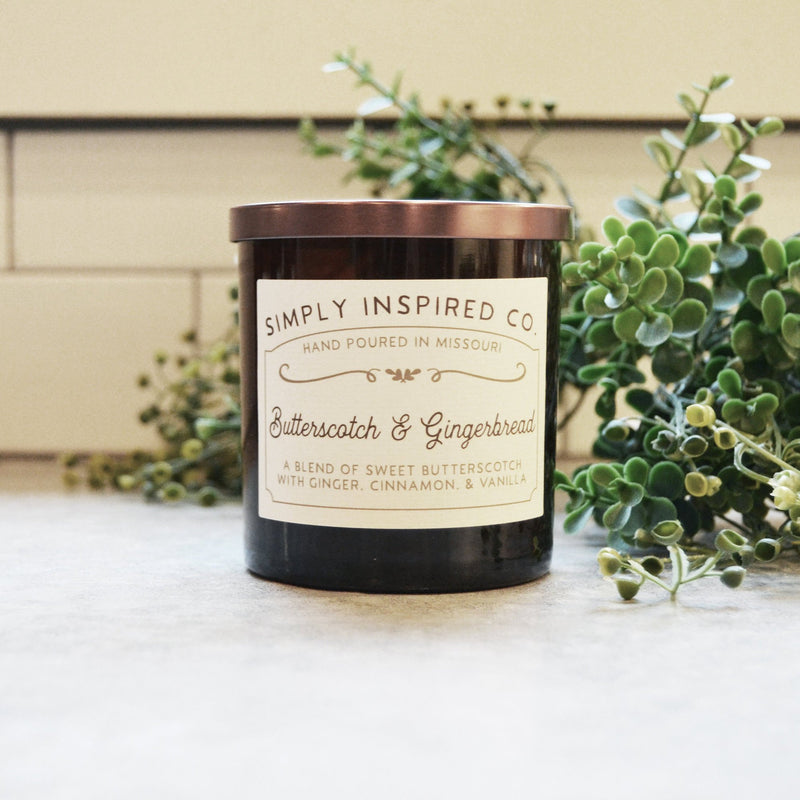 Butterscotch & Gingerbread Candle