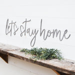 Let's stay home - Metal Phrase