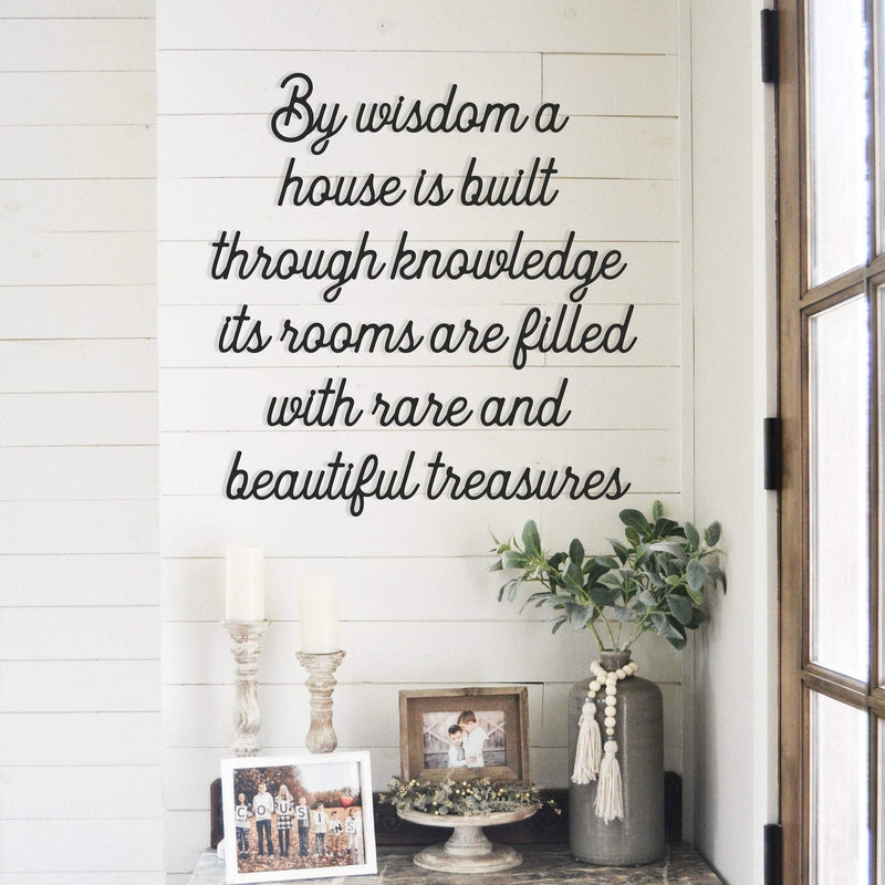 By wisdom a house is built - Metal Phrase