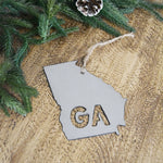 Georgia - Metal Ornament
