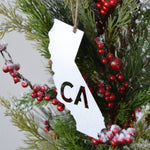 California - Metal Ornament