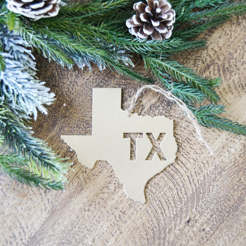 Texas - Metal Ornament