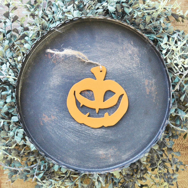 Pumpkin - Metal Ornament