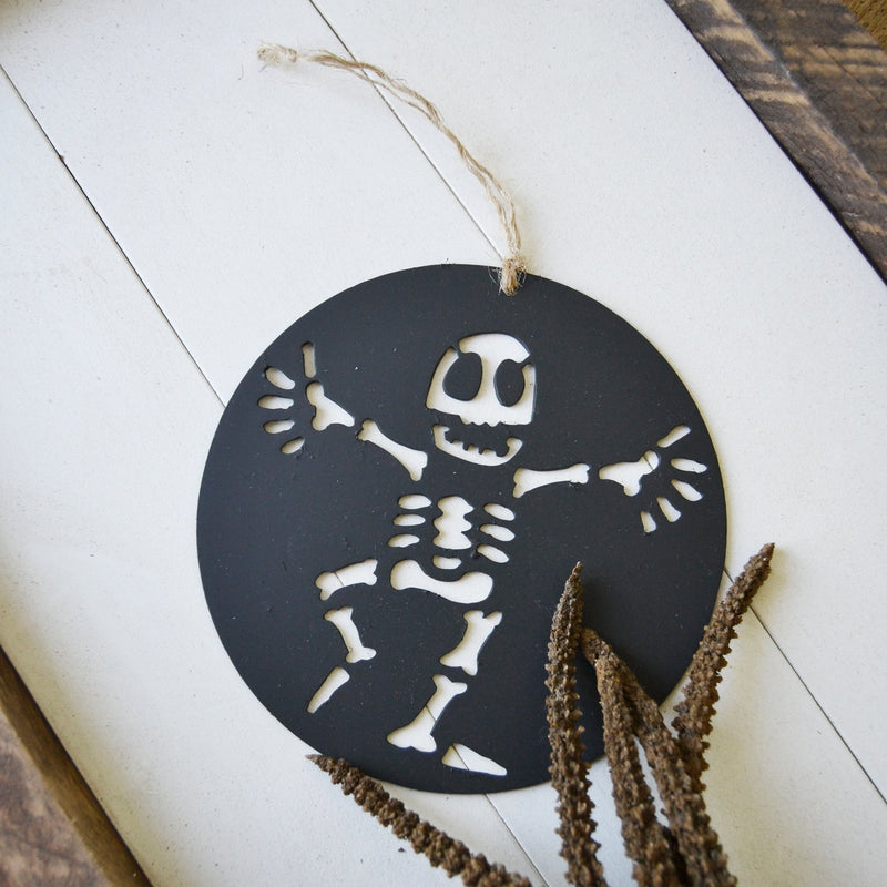 Skeleton - Metal Ornament