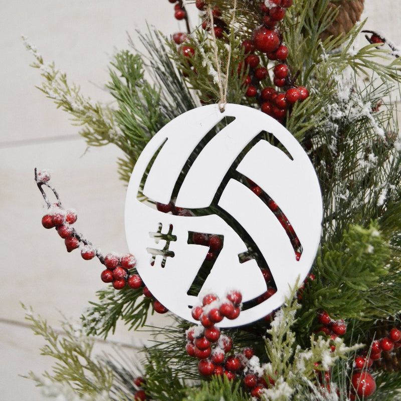 Volleyball - Metal Ornament