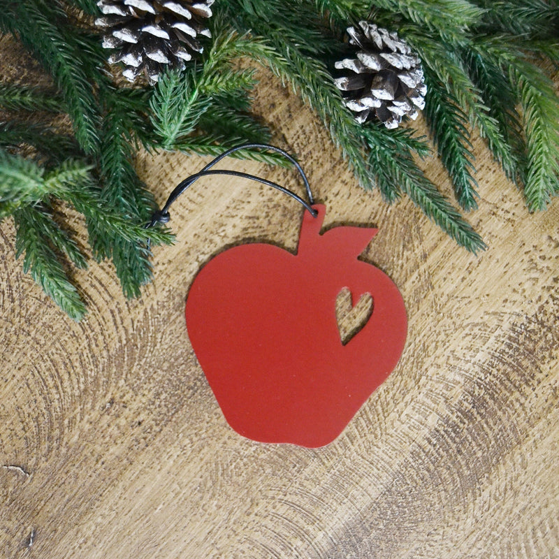 Teacher Heart - Metal Ornament