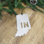 Indiana - Metal Ornament