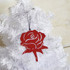Rose - Metal Ornament