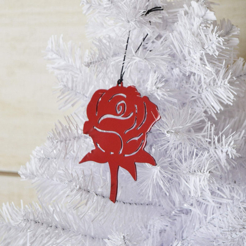 Rose - Metal Ornament