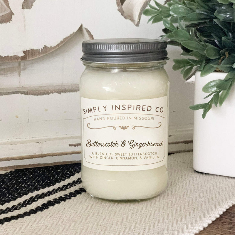 Butterscotch & Gingerbread Candle