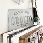 Welcome to the Grotto -  Metal Sign