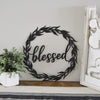 Blessed Wreath - Metal Sign