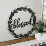 Blessed Wreath - Metal Sign