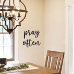 Pray Often - Metal Phrase